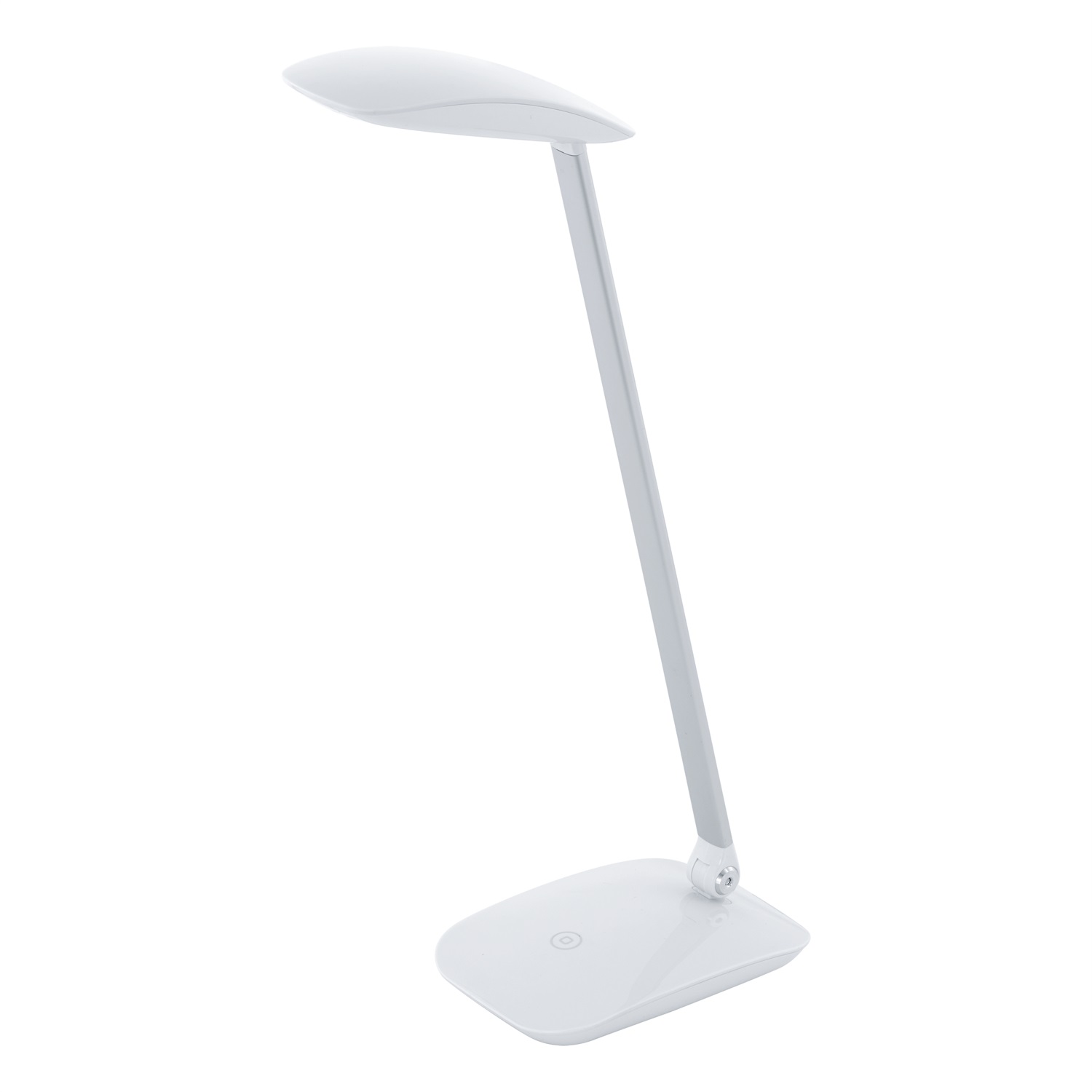 EGLO Cajero Lampada da Tavolo LED Dimmerabile Bianco con Touch e USB 550lm