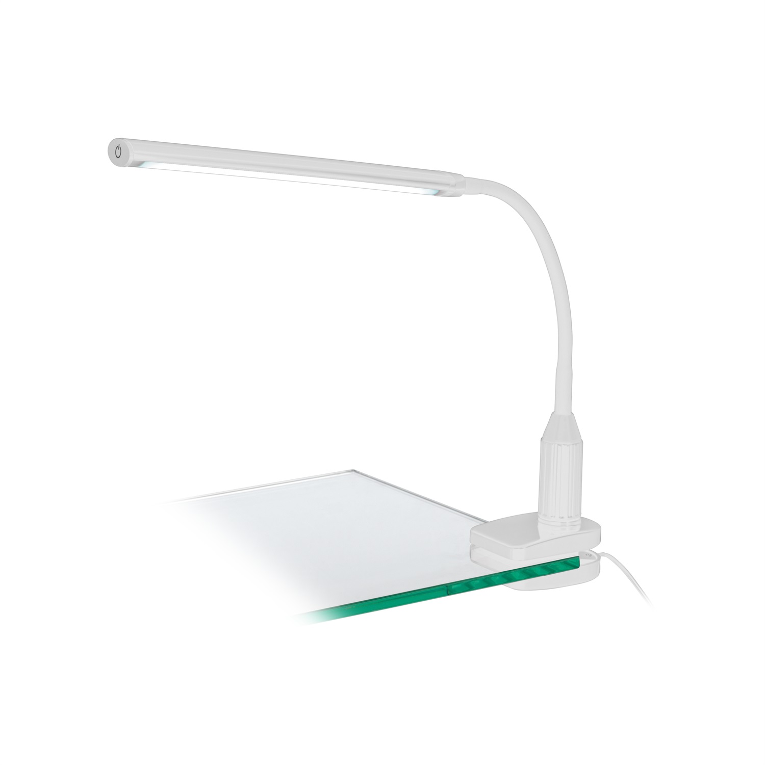 Eglo Lampada da Tavolo Laroa in Policarbonato Bianco con LED Integrato 4,2W-4,5W e Luce Naturale 4000K