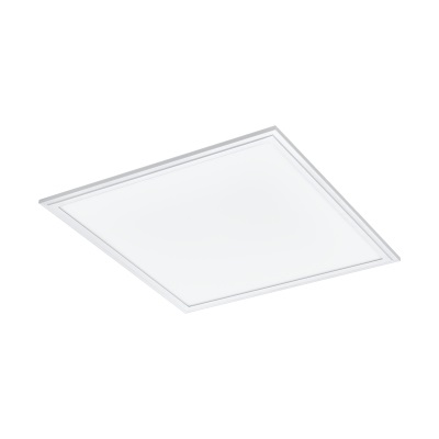 EGLO Salobrena 1 Plafoniera LED Quadrata 21 W in Alluminio e Plastica, 45 x 45 cm, Luce Bianco Neutro