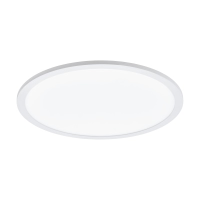 Eglo Lampada da Soffitto LED Integrato Ø 45 cm, Bianco, Telecomando Incluso