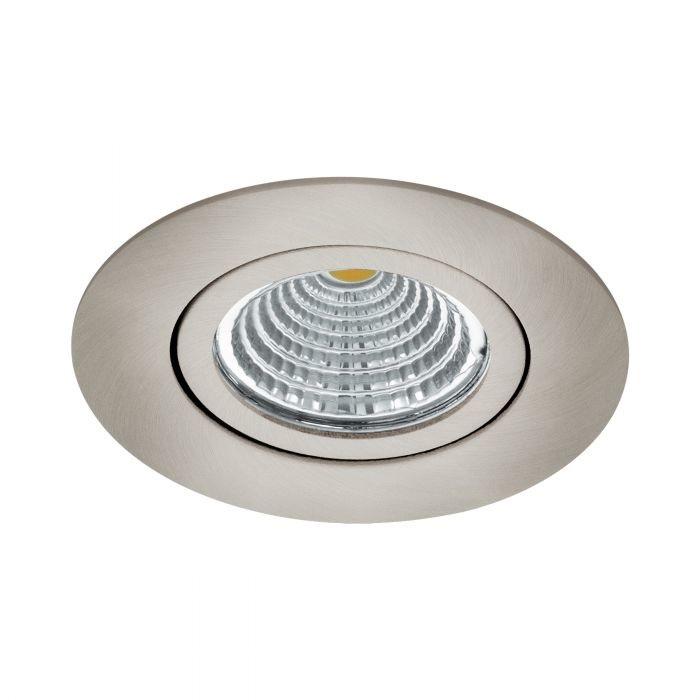 Eglo Saliceto Faretto LED da Incasso in Alluminio Nickel Satinato 6W 4000K 500lm