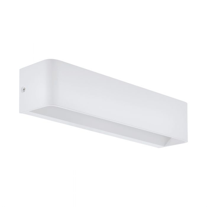 EGLO Sania 4 - Applique LED da Interno in Alluminio Bianco, Design Minimalista, 3000K, L 36,5 cm