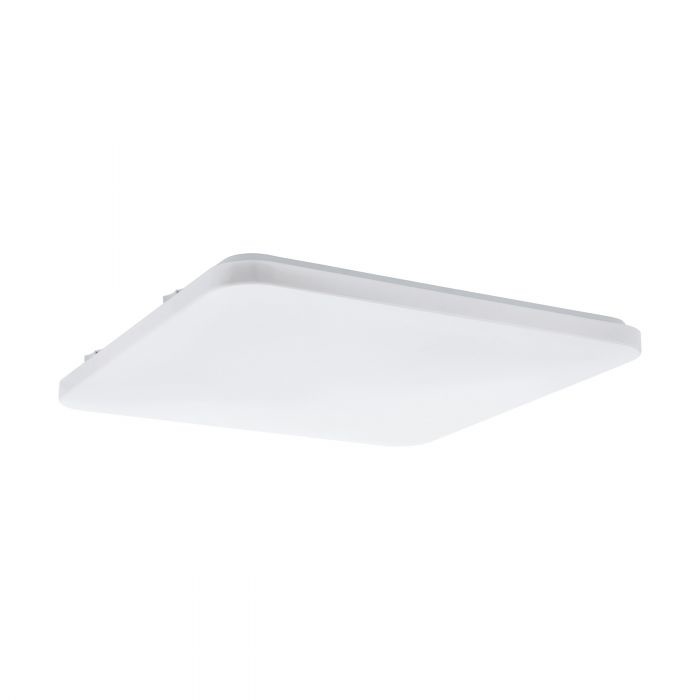 Eglo Lampada da Parete/Soffitto LED 50W Bianco Caldo, Design Minimalista in Acciaio e Plastica