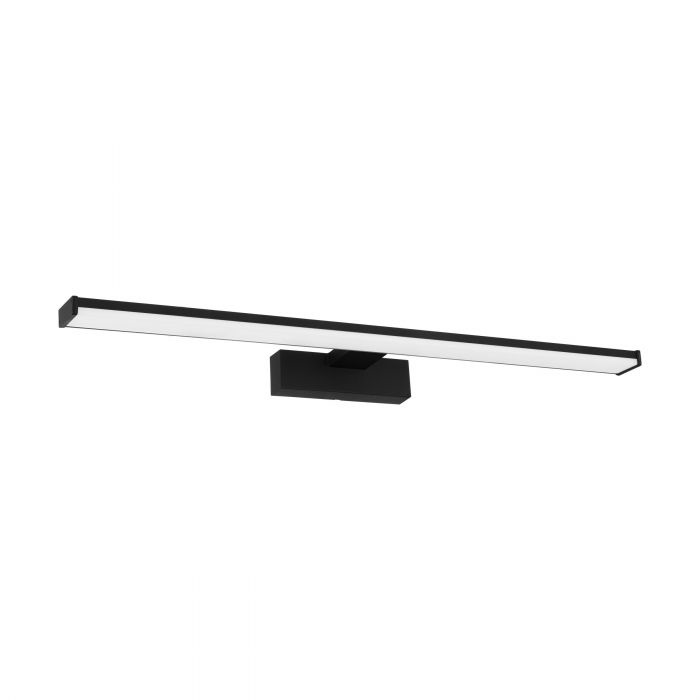 Eglo PANDELLA 1 Lampada da Parete LED per Specchio, Nero Opaco, 11W, 1350 Lumen, IP44