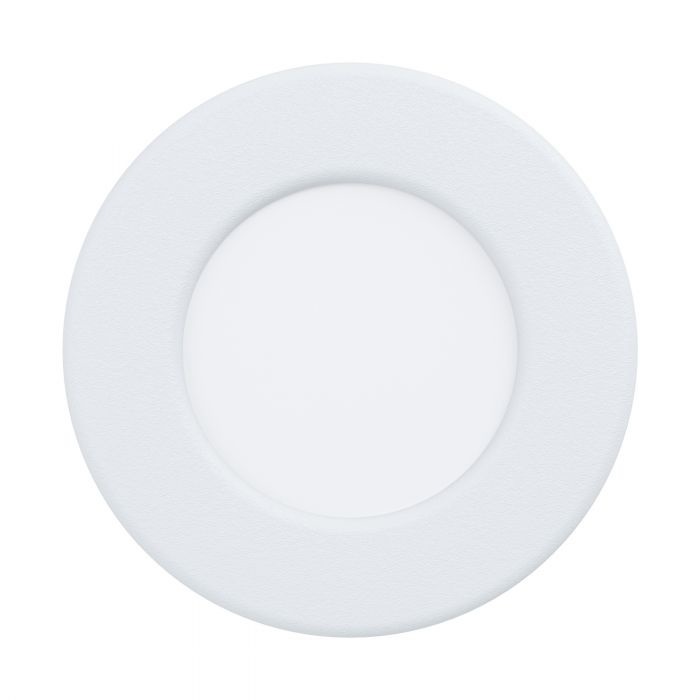 EGLO Fueva 5 Faretto da Incasso LED Tondo Bianco Satinato, 2,7W, 330 Lumen, Luce Naturale 4000K