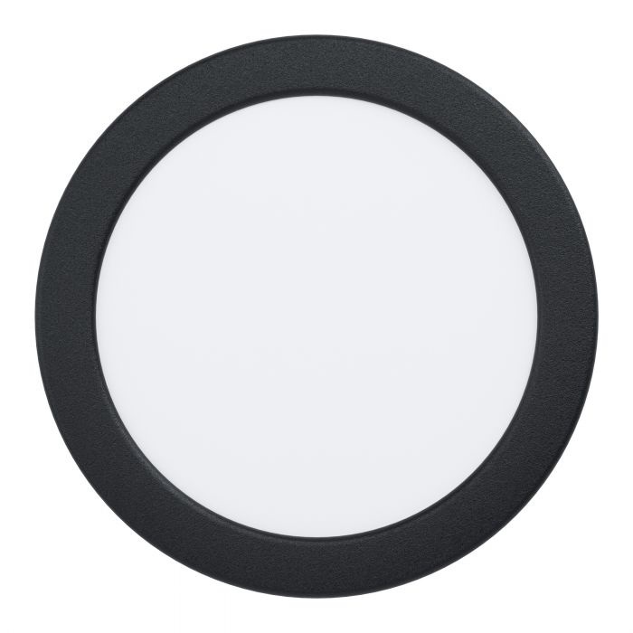 Eglo Fueva 5 Faretto da Incasso LED Nero, 11W, 1350 Lumen, Luce Naturale IP44