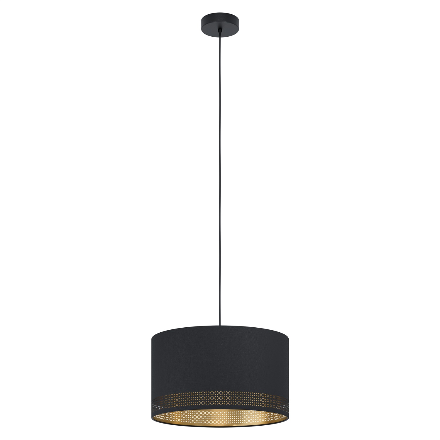 Eglo ESTEPERRA Lampadario a Sospensione in Acciaio Bronzo Scuro con 3 Faretti Orientabili E27 40 W - Design Vintage e Retrò