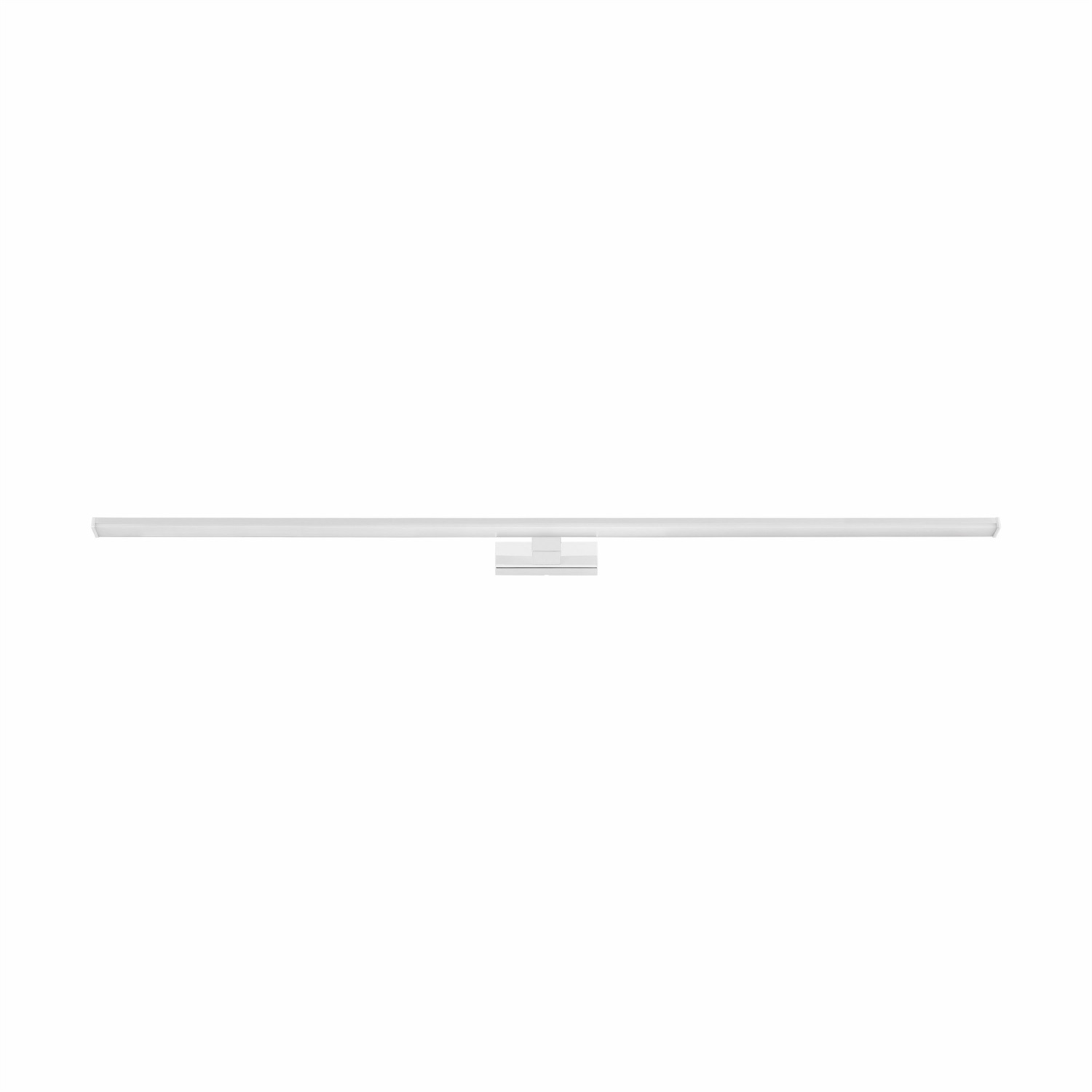 EGLO Pandella 1 Lampada da Parete LED 15 W 1500 lm, in Alluminio e Plastica, Colore Cromo/Argento/Bianco, IP44, Lampada a Specchio per Bagno