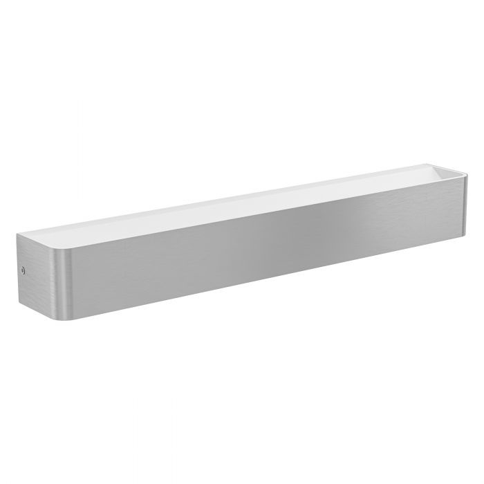EGLO Sania 5 Lampada da Parete LED in Metallo Bianco e Nichel Opaco, L 62 cm, IP44, per Bagno