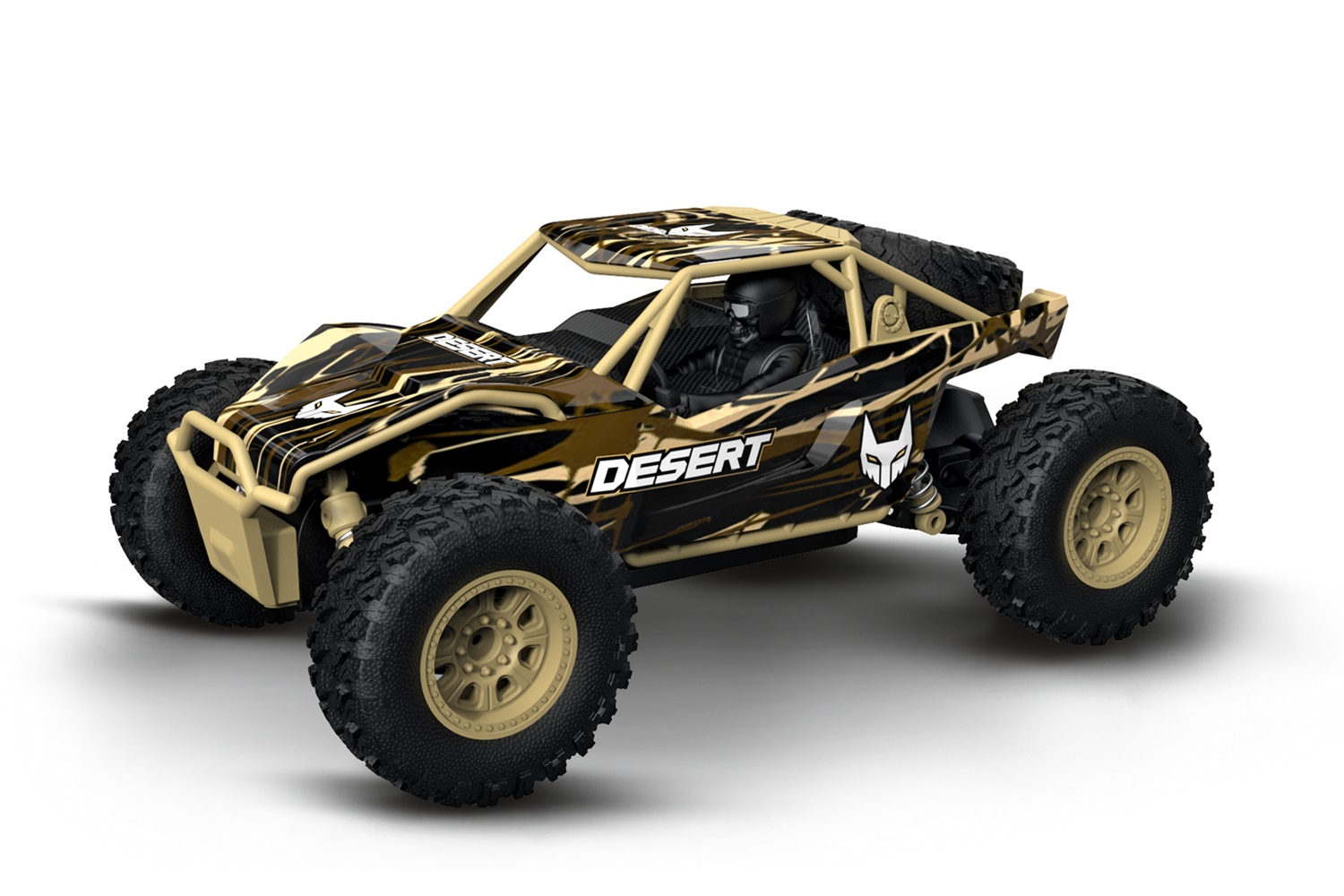 Carrera Desert Buggy RC Macchina Radiocomandata 1:24 - Design Accattivante, Pneumatici Gonfiati, Velocità Fino a 20 Km/h