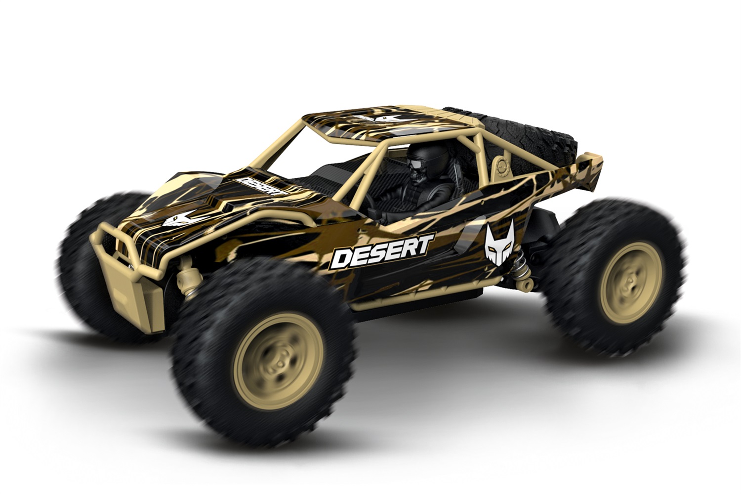Carrera Desert Buggy RC Macchina Radiocomandata 1:24 - Design Accattivante, Pneumatici Gonfiati, Velocità Fino a 20 Km/h