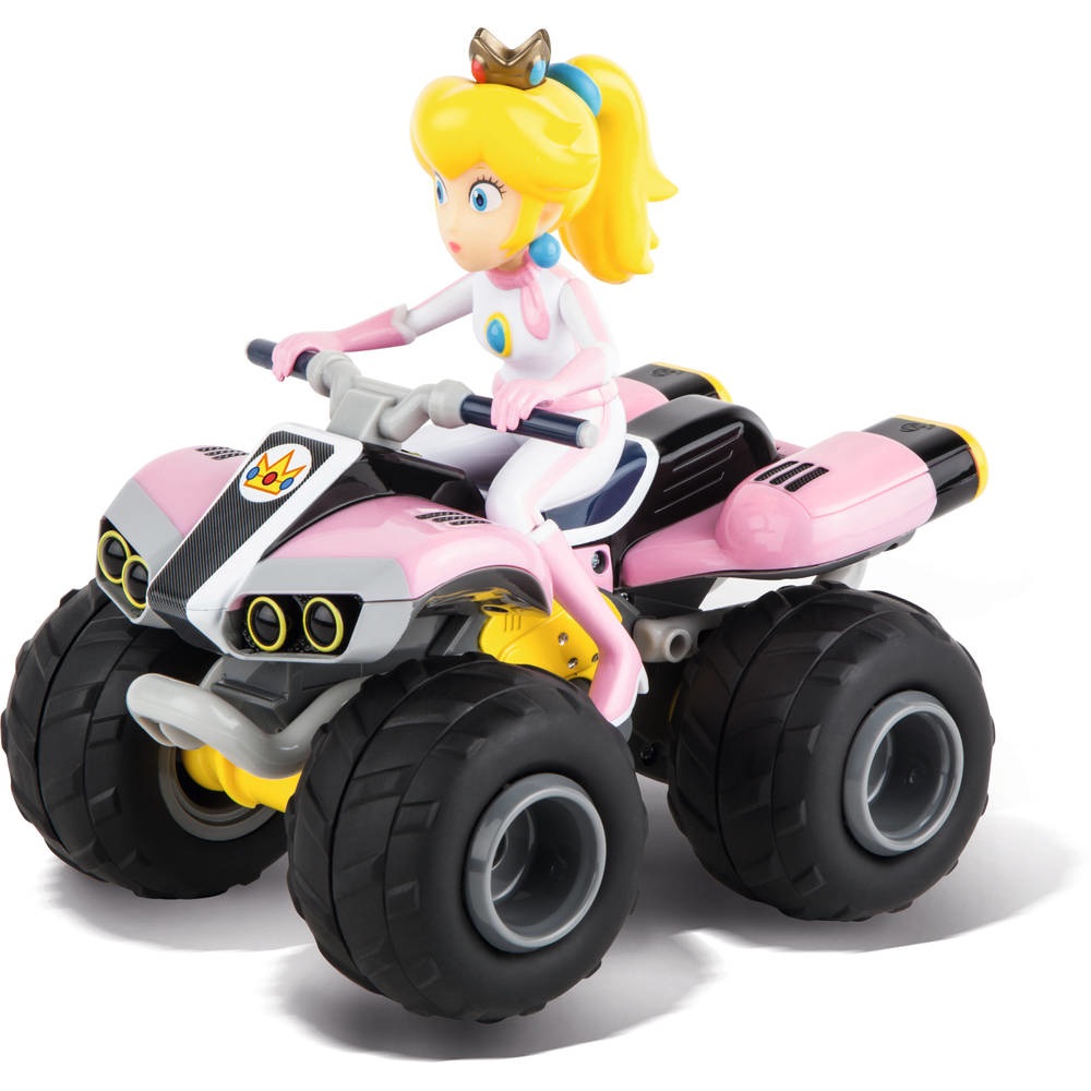 Carrera Mario Kart 8 Peach Quad - Auto telecomandata 1:20, velocità fino a 9 km/h, uso interno ed esterno, da 6 anni
