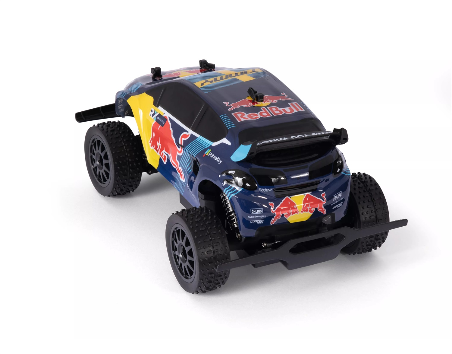 Carrera Auto Radiocomandata Red Bull Peugeot WRX 208 Rallycross 2,4 GHz - Velocità fino a 25 km/h, Tempo di viaggio 20 min