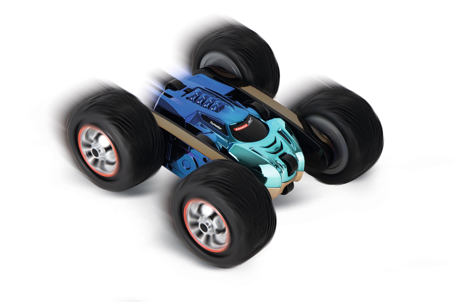Carrera 370162114 Automodello Radiocomandato Elettrico 1:16 - ACTION STUNT CAR con Acrobazie a 360° e Tecnologia Radio a 2.4GHz