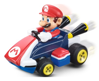 Carrera 370430032 Modellino Radiocomandato (RC) Kart Elettrico 1:50 con Mario - 2.4GHz, Facile da Usare, per Bambini e Adulti