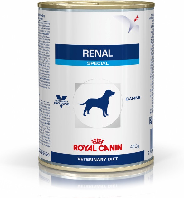 Royal Canin Renal Special 410g - Alimento dietetico completo per cani adulti con insufficienza renale, basso contenuto di fosforo e proteine di alta qualità