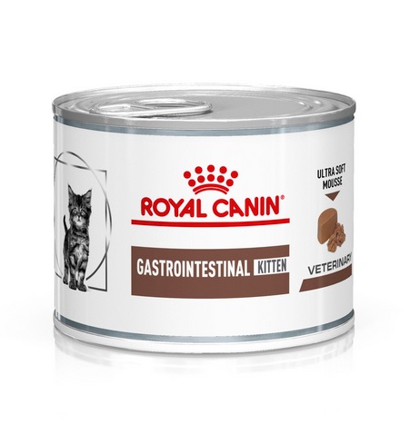 Royal Canin Gastrointestinal Kitten Mousse Ultra Soft 195 g - Alimento Umido Completo per Gattini