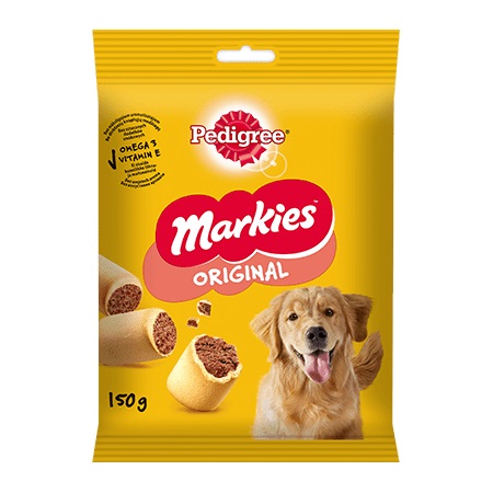 PEDIGREE Markies Original Biscotti Croccanti per Cani Adulti con Ripieno - 150g