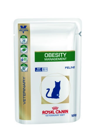 Royal Canin Obesity Management - Cibo umido per gatti - Dieta veterinaria - 12 x 100 g