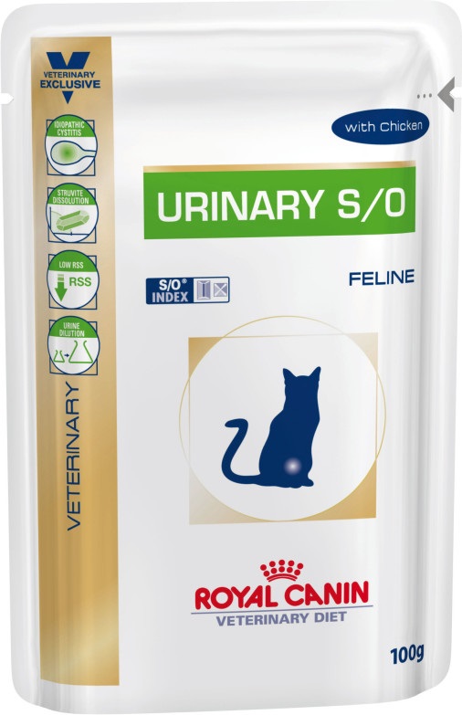 Royal Canin Cat Urinary S/O - Alimento Umido per Gatti Adulti in Bocconcini in Salsa, 85 g