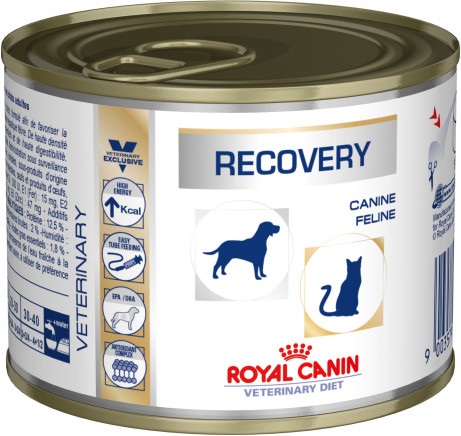 Royal Canin Recovery Mousse Ultra Soft 195g - Alimento Umido Dietetico Completo per Cani e Gatti in Convalescenza
