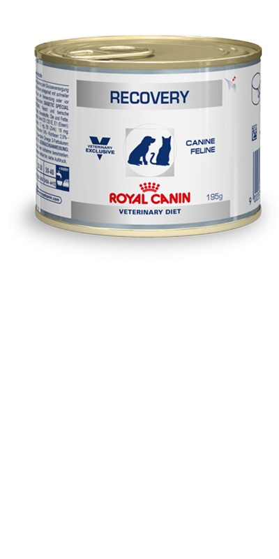 Royal Canin Recovery Mousse Ultra Soft 195g - Alimento Umido Dietetico Completo per Cani e Gatti in Convalescenza