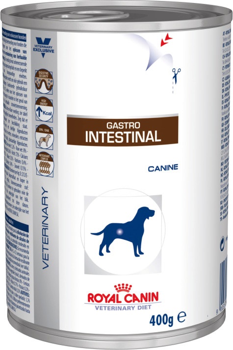 ROYAL CANIN Gastrointestinal - Alimento Umido Completo per Cani, 400 g - Dieta Veterinaria per Disturbi Intestinali