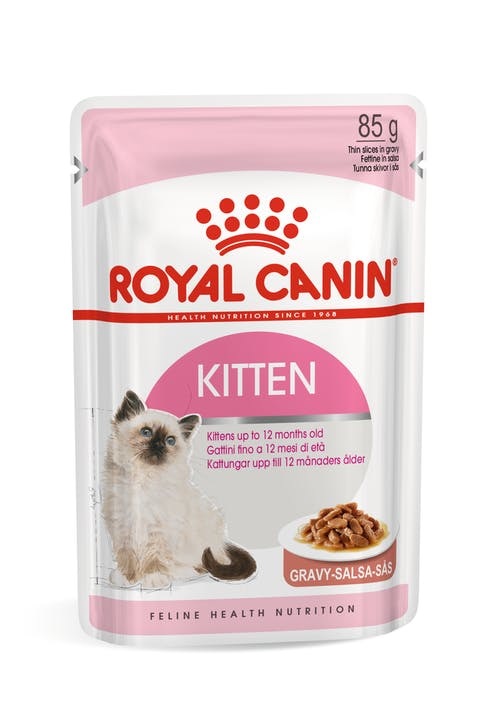Royal Canin Kitten Instinctive in Gelatina - Cibo Umido per Gattini 85 g