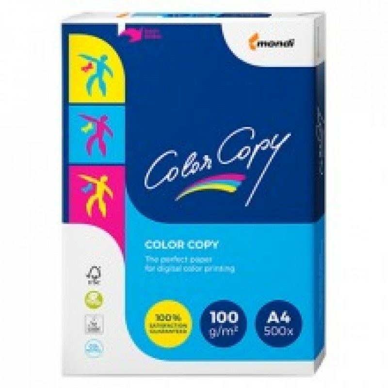 Mondi Color Copy Carta da Stampa A4 160 g/m² - 250 Fogli - Bianco - Alta Qualità per Stampa Laser