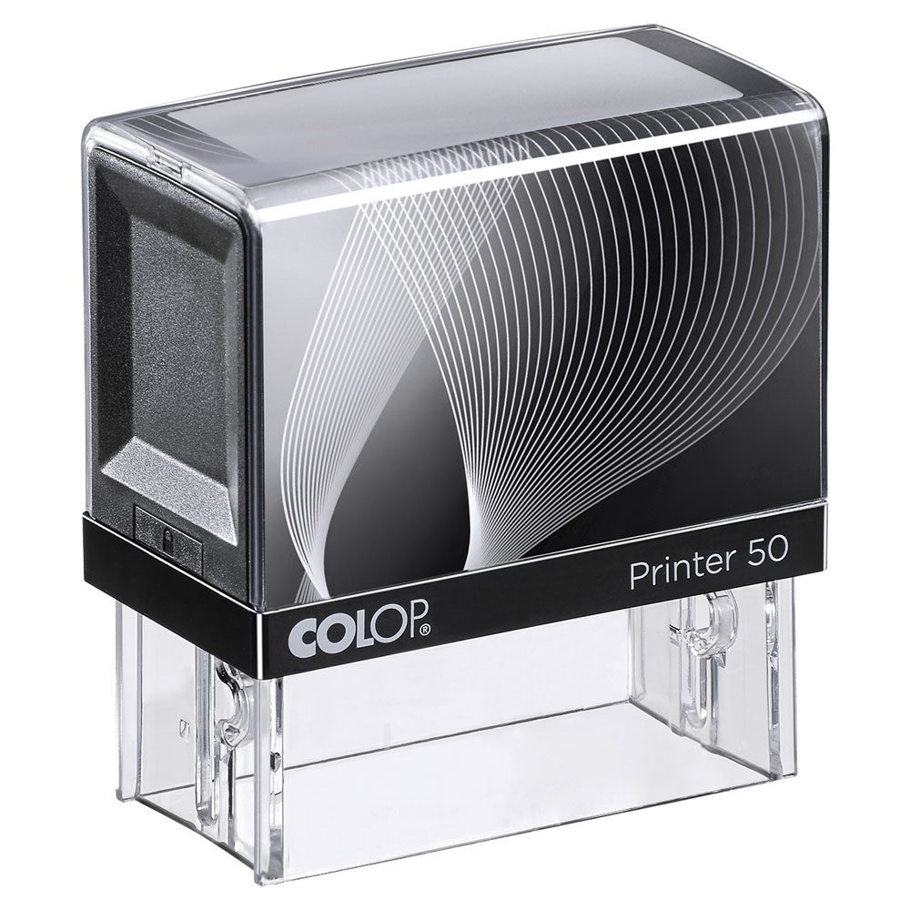 Colop Timbro Printer 50 G7 Autoinchiostrante 30x69 mm - 7 Righe - Compatto in ABS Antiurto