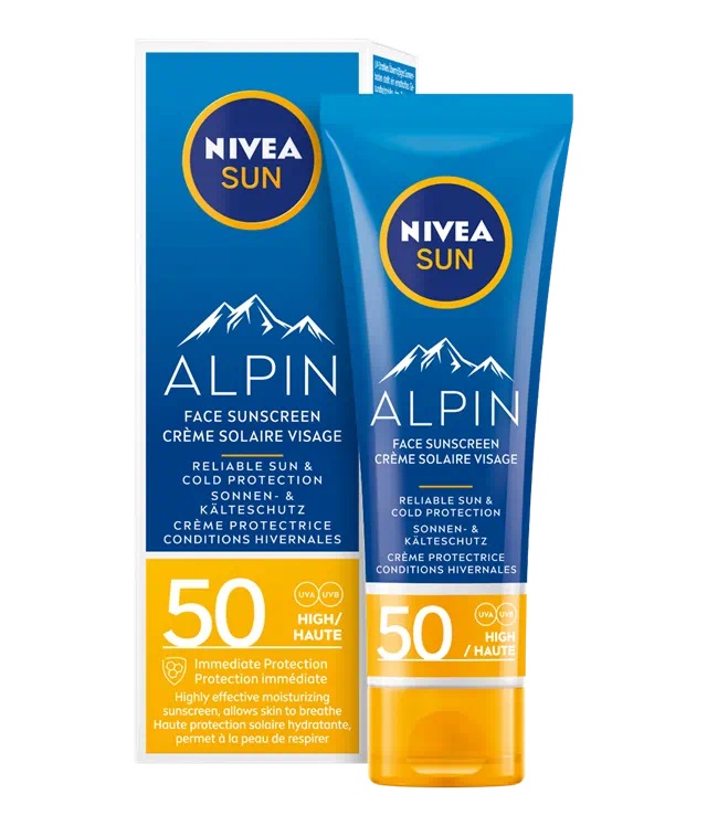NIVEA Crema Viso Solare FP50 50 ml - Protezione UVA/UVB per Pelle Sensibile