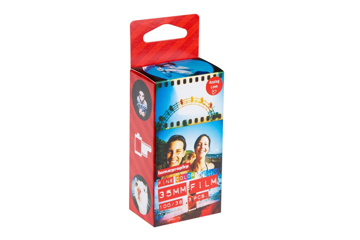 Lomography Color Negative 100 ISO 35mm - Pellicola fotografica a colori 3 Pack con 36 scatti