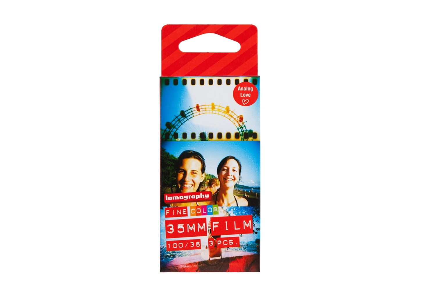Lomography Color Negative 100 ISO 35mm - Pellicola fotografica a colori 3 Pack con 36 scatti