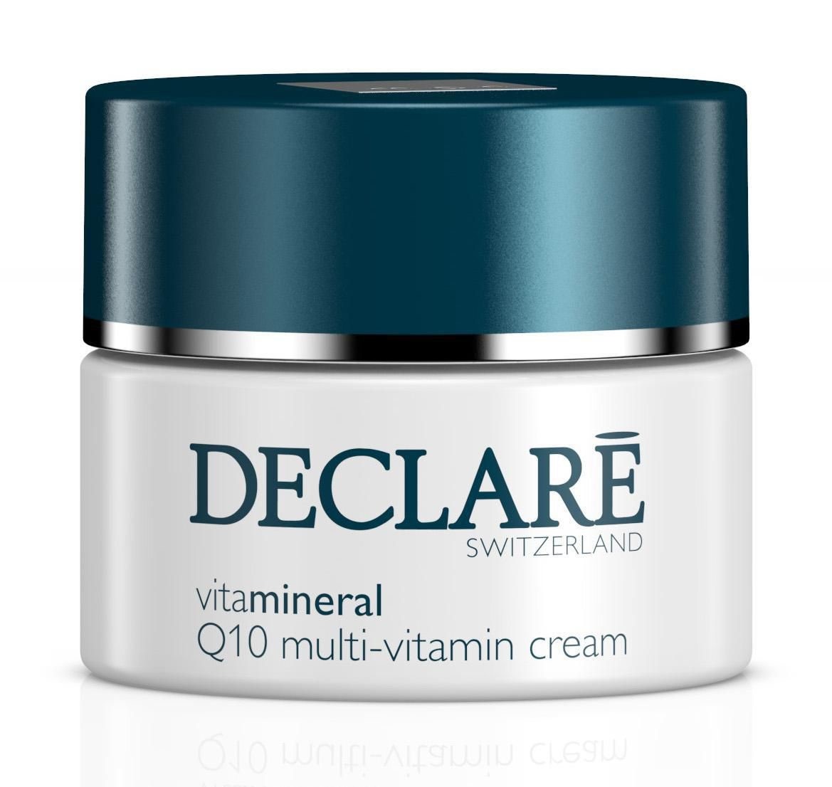 Declaré Crema Multivitaminica Q10 per Uomo - 50 ml, Crema da Giorno Rigenerante con Minerali e Vitamine