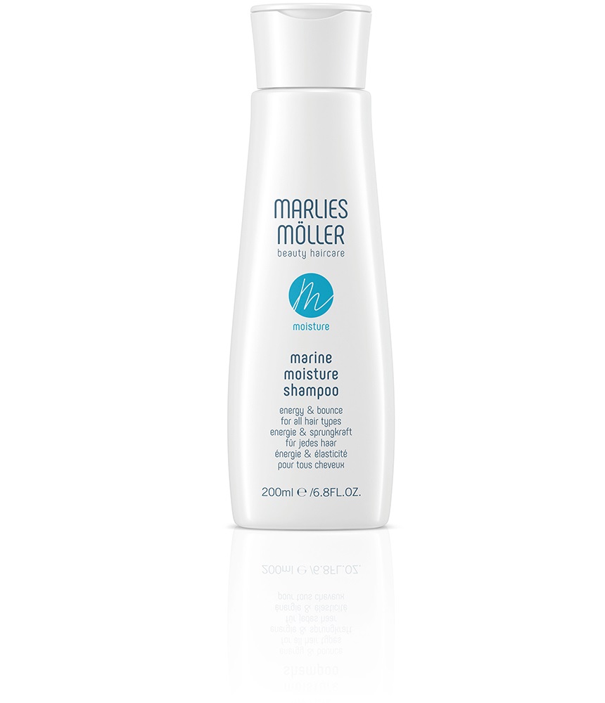 Marlies Möller Moisture Marine Shampoo 200 ml - Shampoo Nutriente per Capelli Secchi e Sensibili, Formula Senza Silicone