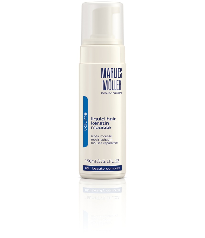 Marlies Möller Mousse Volumizzante Riparatrice con Cheratina 150 ml per Capelli Fini e Lisci