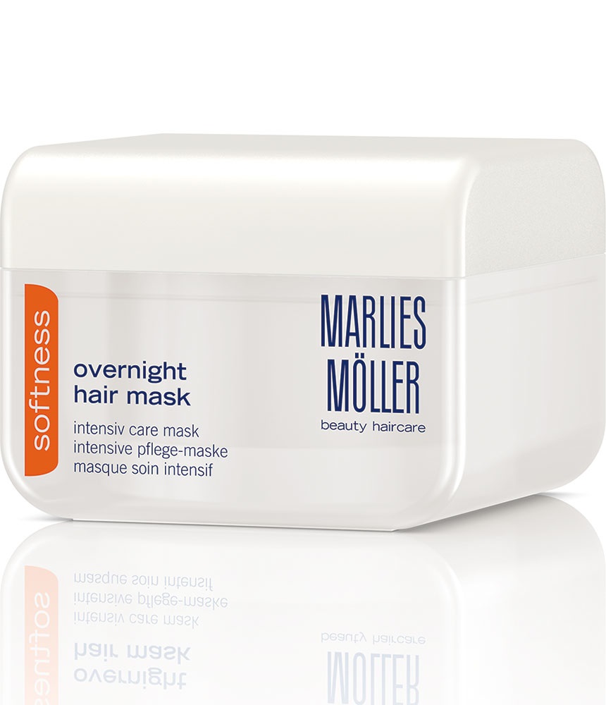 Marlies Möller Softness Overnight Care Hair Mask 125 ml - Maschera Intensiva per Capelli Secchi e Danneggiati, Restituisce Morbidezza ed Elasticità