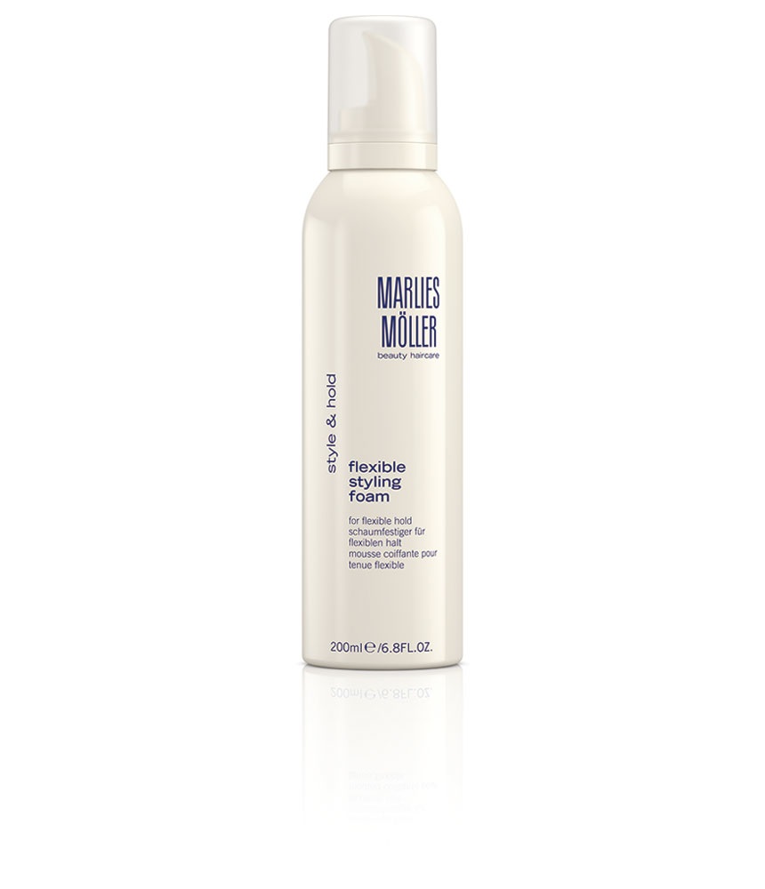 Marlies Möller Mousse per Capelli Style & Hold 200 ml - Tenuta Flessibile, Volume Extra, Senza Alcool