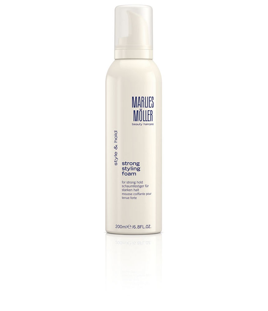 Marlies Möller Mousse Modellante Forte 200 ml - Senza Alcool, Volume e Tenuta Duratura