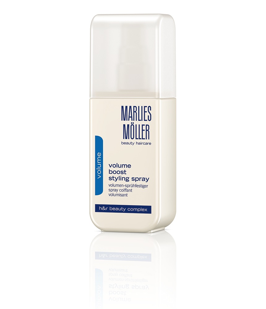 Marlies Möller Volume Boost Styling Spray per Capelli - 125 ml, con Estratto di Cotone e Biopolimeri per Volume Extra e Protezione Termica