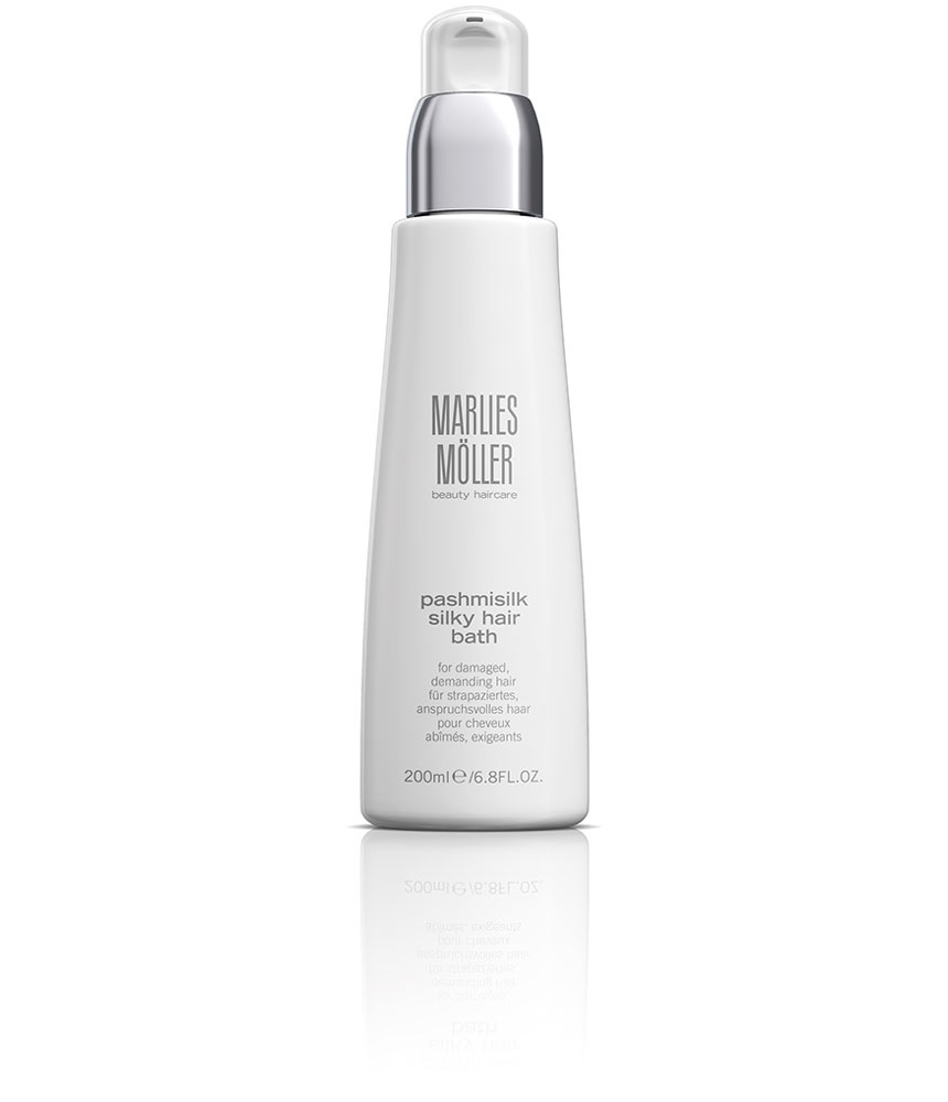 Marlies Möller Pashmisilk Silky Hair Bath Shampoo 200 ml - Shampoo Lussuoso con Complesso di Pashmina e Seta per Capelli Lucenti e Morbidi