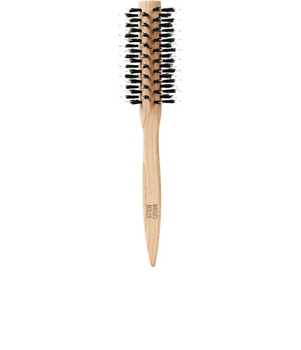 Marlies Möller Spazzola Tonda Professionale in Legno - Medium Round per Styling di Capelli Corti e Lunghi