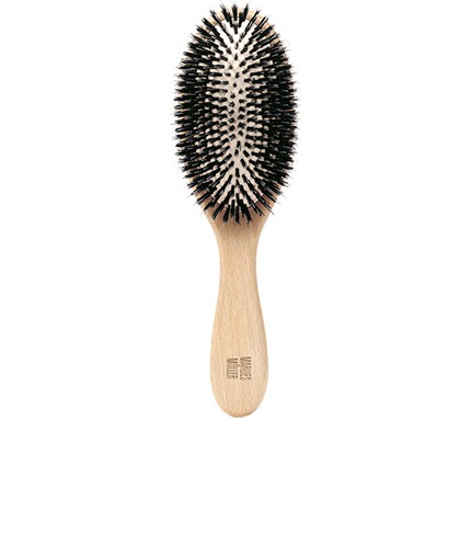 Marlies Möller Allround Hair Brush - Spazzola per Capelli con Setole in Nylon e Cinghiale, Pulizia Efficace dei Residui di Styling, Dimensioni 23x6.5x4.4 cm