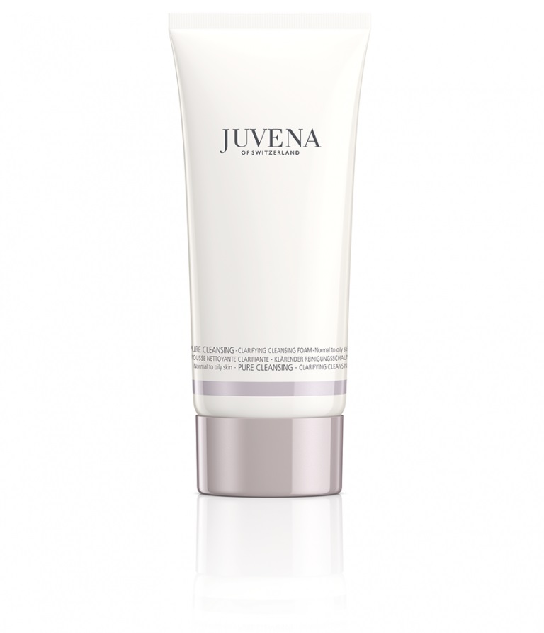 Juvena Pure Cleansing Clarifying Cleansing Foam - Schiuma Detergente Chiarificante per Viso 200 ml per Pelli Normali e Grasse