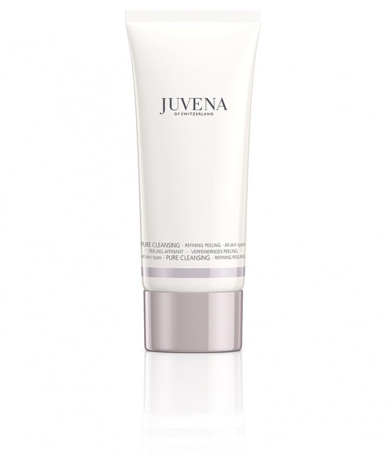Juvena Pure Cleansing Refining Peeling 100 ml - Peeling Delicato per Viso, Adatto a Tutti i Tipi di Pelle con Polvere di Bambù e Estratto di Semi di Ibisco