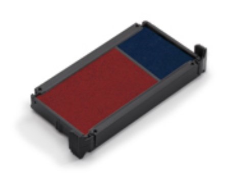Trodat 6/56-2 Tampone di Ricambio Blu-Rosso - Conf. 3 Pezzi per Timbratrici Professional 5460, 5460L, 5465