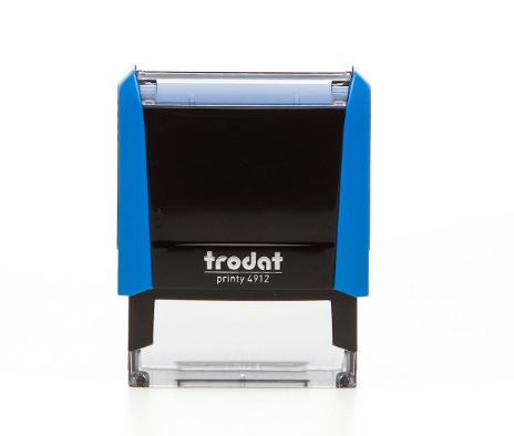 Trodat Timbro Printy Typo 4.0 Autocomponibile 47x18 mm - 4 Righe - Plastica Nera - 43145