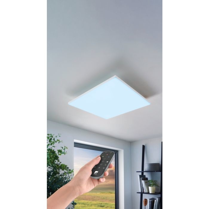Eglo connect.z Pannello LED Turcona-Z 60x60 cm, Smart Home, ZigBee, Controllo Vocale, Colore Regolabile e Dimmerabile