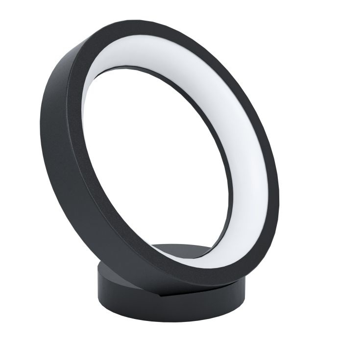 Eglo Marghera-Z Lampada da Tavolo Smart Home LED Dimmerabile con Controllo Vocale e Colore Regolabile