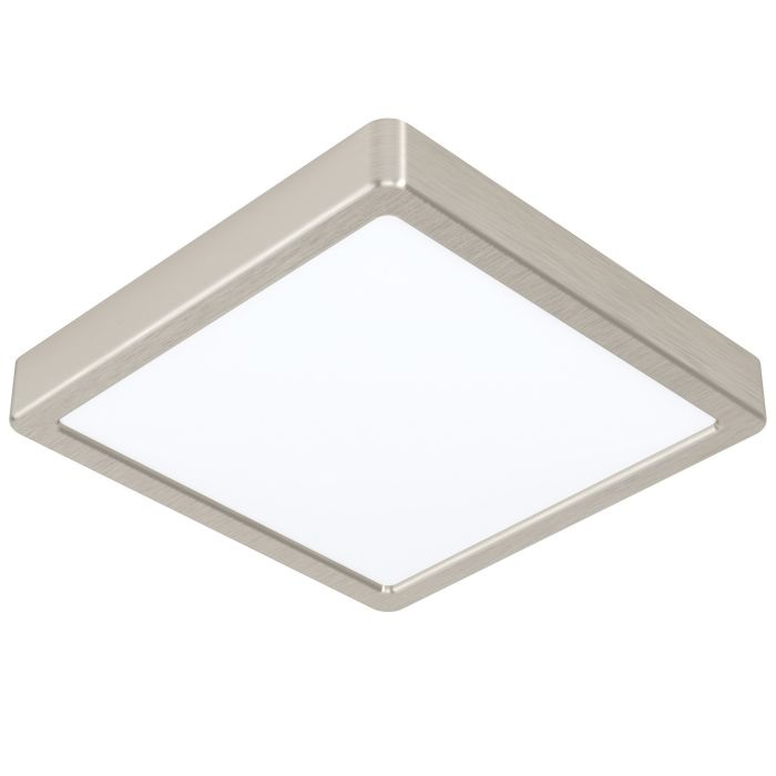 EGLO Fueva-Z Plafoniera LED Smart Home 21x21 cm, Dimmerabile, Colore Regolabile, Controllo Vocale, IP44